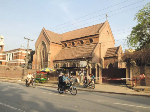 the admin says the saint andrew s presbyterian church will be restored to its original design once construction work is complete photos abid nawaz express the admin says the saint andrew s presbyterian church will be restored to its original design once construction work is complete photos abid nawaz express