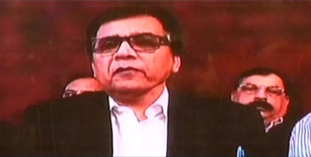 an express news screengrab of muttahida qaumi movement 039 s senior leader nadeem nusrat addressing a press conference via a video link in london on april 18 2016 an express news screengrab of muttahida qaumi movement 039 s senior leader nadeem nusrat addressing a press conference via a video link in london on april 18 2016