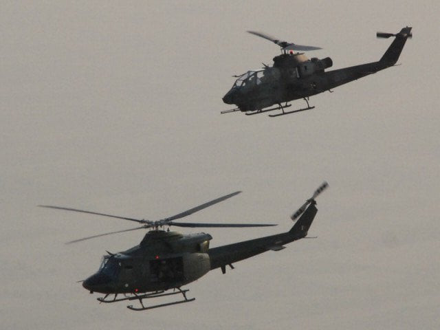 file photo of gunship helicopters photo ispr file photo of gunship helicopters photo ispr