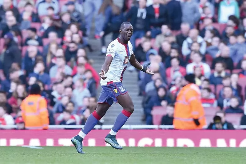 bolasie all but ended arsenal s title hopes as he scored an 81st minute equaliser to stop the gunners running away with a win photo afp bolasie all but ended arsenal s title hopes as he scored an 81st minute equaliser to stop the gunners running away with a win photo afp