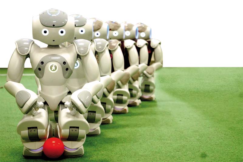 would be among 27 universities to participate in robot football world cup photos courtesy nust