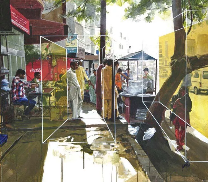 artist khalid khan s paintings are a product of the nostalgia he feels for the city photos courtesy epic art gallery artist khalid khan s paintings are a product of the nostalgia he feels for the city photos courtesy epic art gallery
