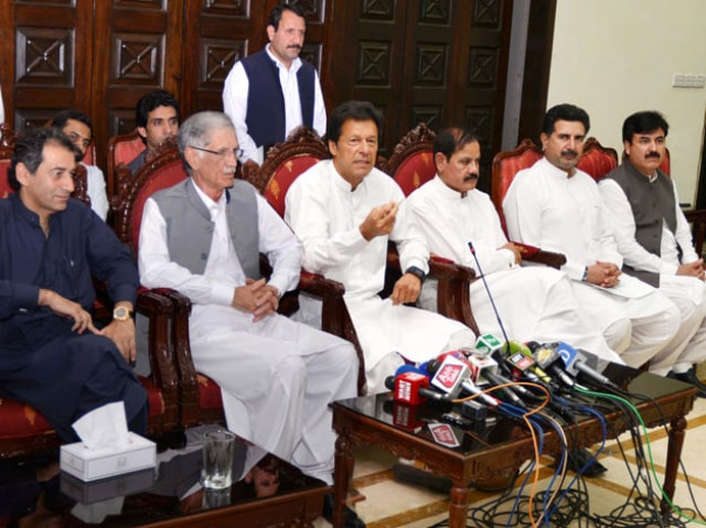 pti chairman imran khan addressing a press conference at cm house peshawar photo online pti chairman imran khan addressing a press conference at cm house peshawar photo online