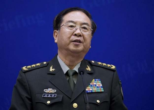 chief of the general staff of china 039 s people 039 s liberation army fang fenghui speaks during a press briefing with us joint chiefs chairman general martin dempsey not pictured at the bayi building in beijing april 22 2013 photo reuters