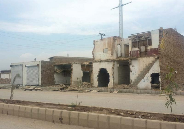 the shops destroyed during the military operation in khyber agency photo express the shops destroyed during the military operation in khyber agency photo express