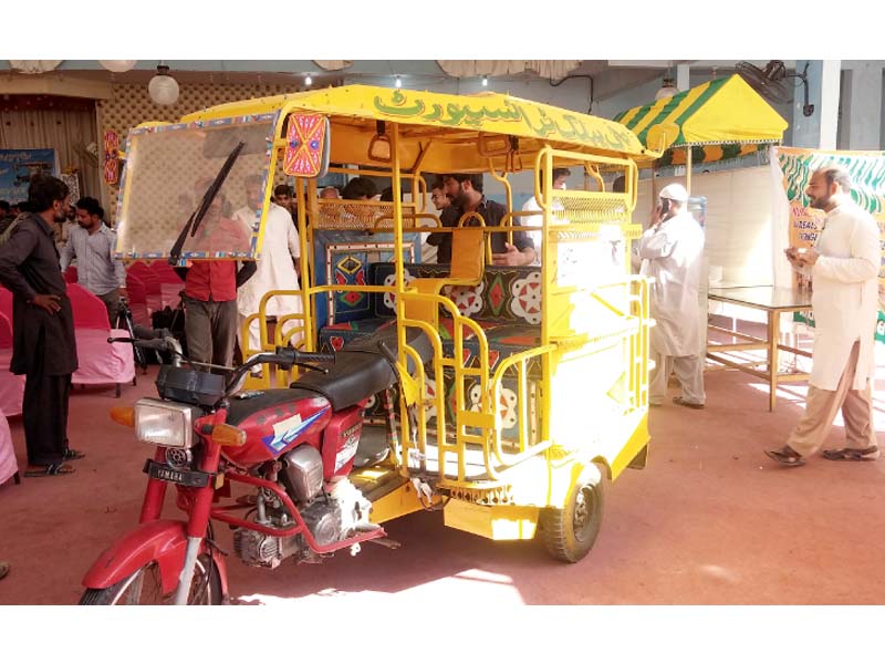 the new design of the motorcycle rickshaw has been approved by the provincial transport authority photo express