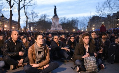 twelve arrested after clashes at paris youth protest