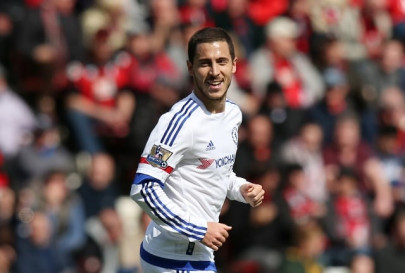 hazard scores his first league goal of the season