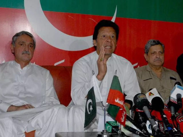 pakistan tehrik e insaf pti chairman imran khan addressing a press conference in islamabad on april 23 2016 pakistan tehrik e insaf pti chairman imran khan addressing a press conference in islamabad on april 23 2016