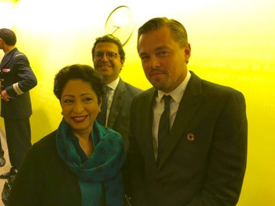 maleeha lodhi invites leonardo dicaprio to pakistan