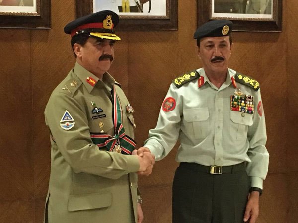 army chief met jordanian leaders on monday photo ispr