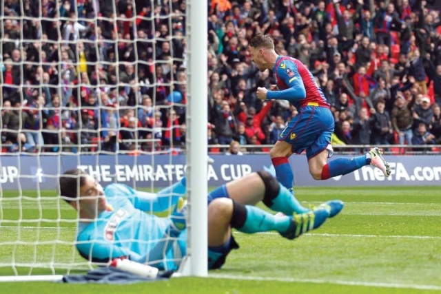 wickham s superb header in the 61st minute booked palace a date with destiny as they look to avenge defeat of 1990 fa cup final defeat at the hands of united photo afp wickham s superb header in the 61st minute booked palace a date with destiny as they look to avenge defeat of 1990 fa cup final defeat at the hands of united photo afp