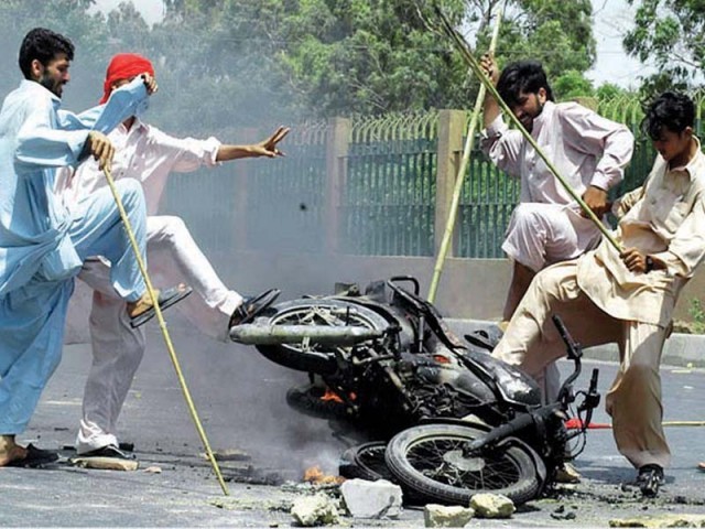 at least 54 people were killed on may 12 2007 on one of the bloodiest days in karachi s history photo file