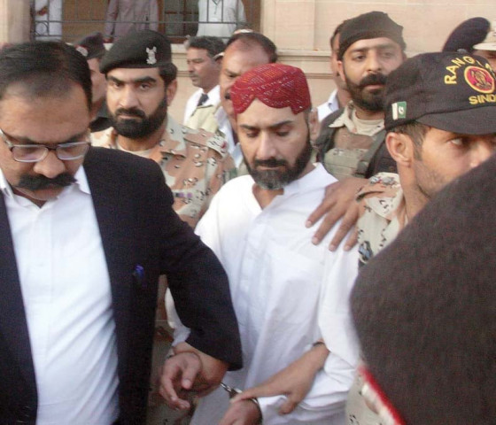 uzair baloch was allegedly nabbed from karachi s outskirts on january 30 while attempting to enter the city photo uzair baloch was allegedly nabbed from karachi s outskirts on january 30 while attempting to enter the city photo