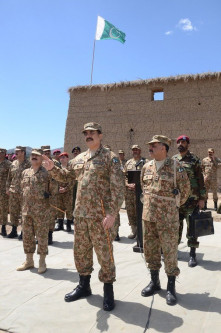 army chief general raheel sharif in shawal on april 18 2016 photo ispr