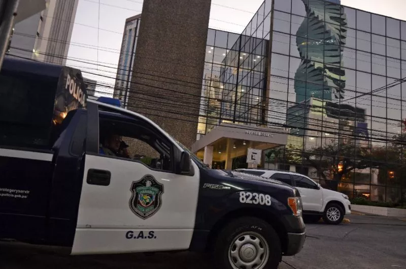 a police car outside the mossack fonseca law firm offices in panama city during a raid on april 12 2016 photo reuters a police car outside the mossack fonseca law firm offices in panama city during a raid on april 12 2016 photo reuters