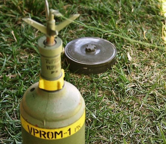 a file photo of a landmine photo file