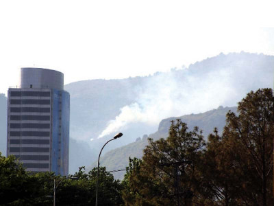 start of summer fire breaks out on margallas