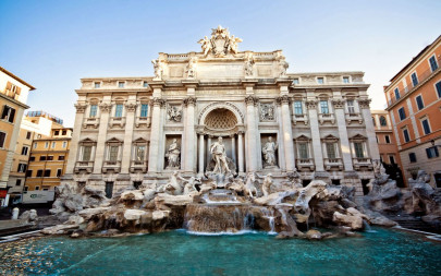 trevi fountain runs red with blood of persecuted christians