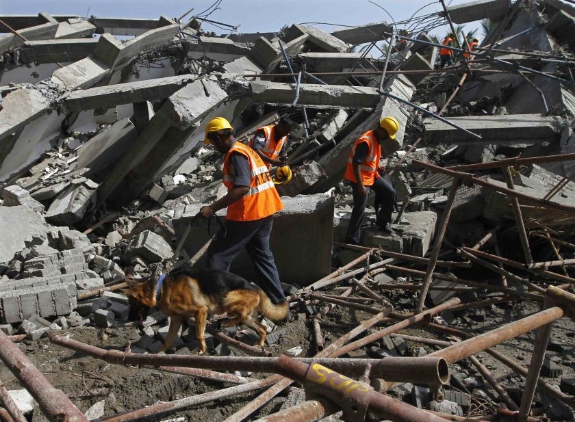 a file photo of building collapse in india photo reuters