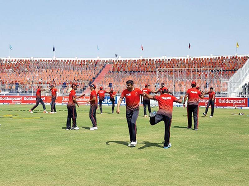 punjab players train ahead of their pakistan cup final against k p photo courtesy pcb