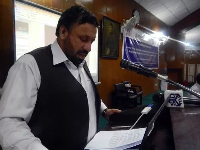 khyber pakhtunkhwa finance minister muzaffar said photo sdpi khyber pakhtunkhwa finance minister muzaffar said photo sdpi