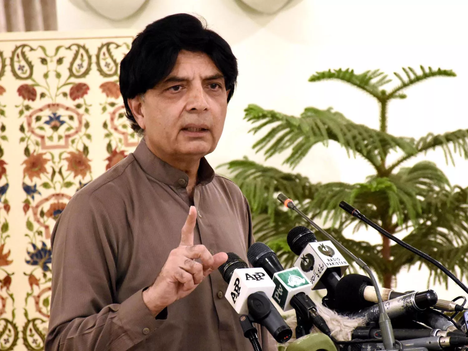 interior minister addressing a press conference in islamabad on april 11 2016 photo pid interior minister addressing a press conference in islamabad on april 11 2016 photo pid
