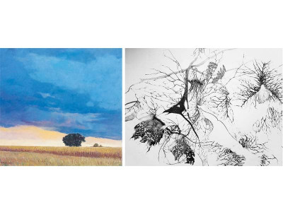 between heaven and earth artist juxtaposes images to create new scenarios between heaven and earth artist juxtaposes images to create new scenarios