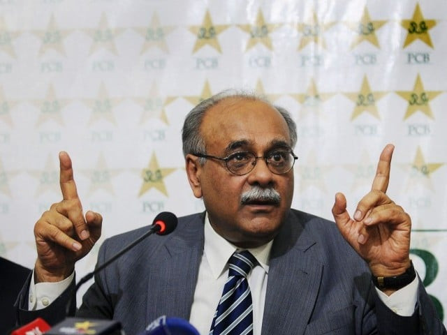 chairman pakistan cricket board pcb management committee najam sethi photo afp file chairman pakistan cricket board pcb management committee najam sethi photo afp file
