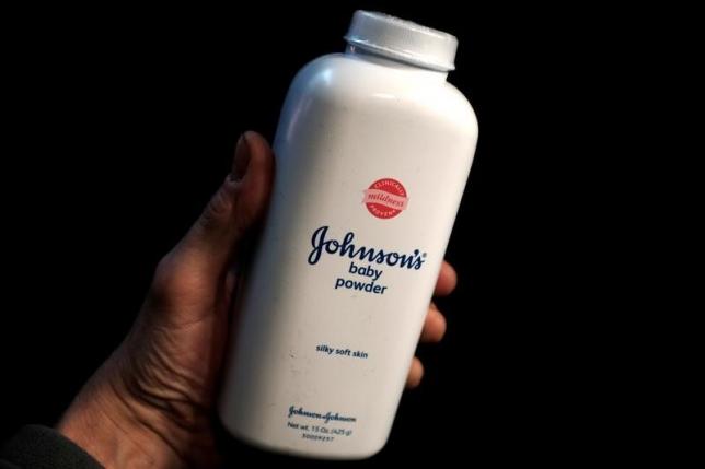 a bottle of johnson and johnson baby powder is seen in a photo illustration taken in new york february 24 2016 photo reuters