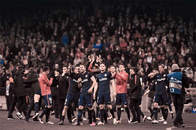 simeone s men make it to final courtesy griezmann s away goal after second leg finished 2 2 on aggregate photo afp simeone s men make it to final courtesy griezmann s away goal after second leg finished 2 2 on aggregate photo afp