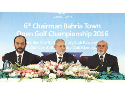 promoting sports 6th bahria town golf championship opens today