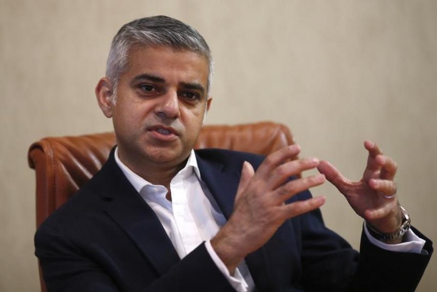 london mayoral candidate sadiq khan gestures during an interview with reuters at canary wharf in london britain on november 17 2015 photo reuters