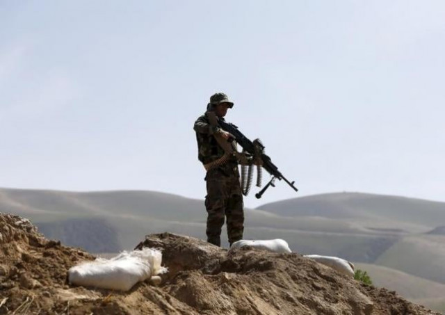 an afghan national army ana soldier keeps watch during a patrol in dand ghori district of baghlan province afghanistan march 15 2016 photo reuters an afghan national army ana soldier keeps watch during a patrol in dand ghori district of baghlan province afghanistan march 15 2016 photo reuters