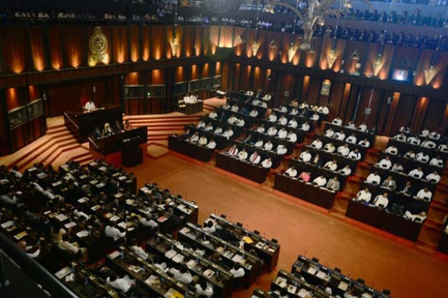 sri lanka 039 s parliament on may 5 2016 voted unanimously to suspend two of its members for one week over their involvement in the worst punch up in the legislature in 12 years photo afp file sri lanka 039 s parliament on may 5 2016 voted unanimously to suspend two of its members for one week over their involvement in the worst punch up in the legislature in 12 years photo afp file
