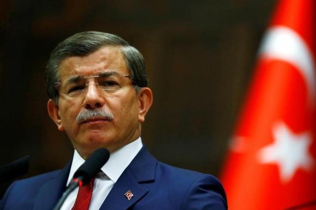 turkey 039 s prime minister ahmet davutoglu addresses members of parliament from his ruling ak party akp during a meeting at the turkish parliament in ankara turkey may 3 2016 photo reuters