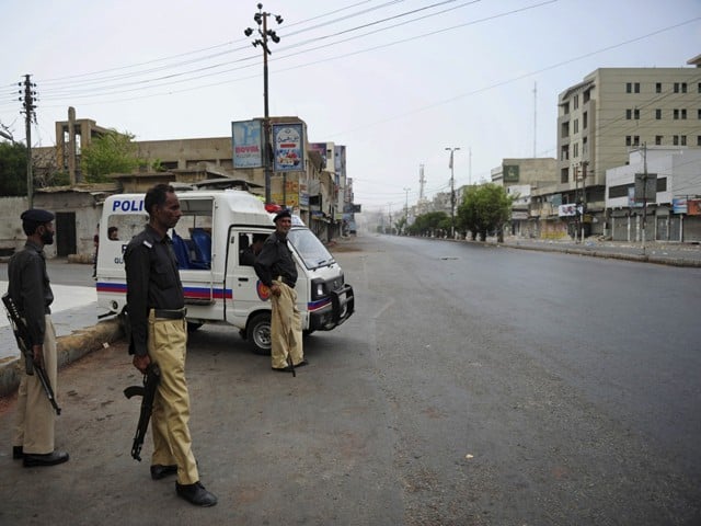 organisation 039 s report suggests karachis law and order situation is improving photo afp