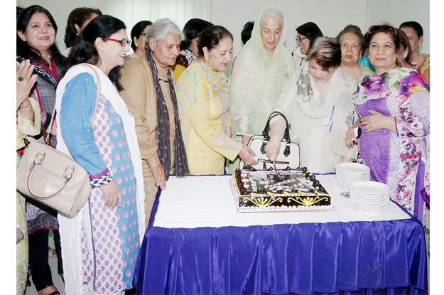 population welfare minister zakia shahnawaz attending an event organised to mark the 94th founder s day of the varsity photo nni