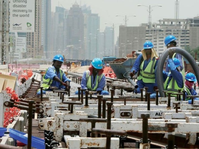 most of these workers proceeded to the gulf eastern asia and euorpe photo afp most of these workers proceeded to the gulf eastern asia and euorpe photo afp
