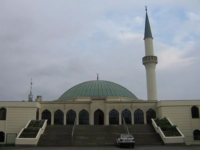 an austrian man has been arrested for allegedly placing two pig heads on an islamic centre and mosque being built in the southern city of graz photo afp an austrian man has been arrested for allegedly placing two pig heads on an islamic centre and mosque being built in the southern city of graz photo afp