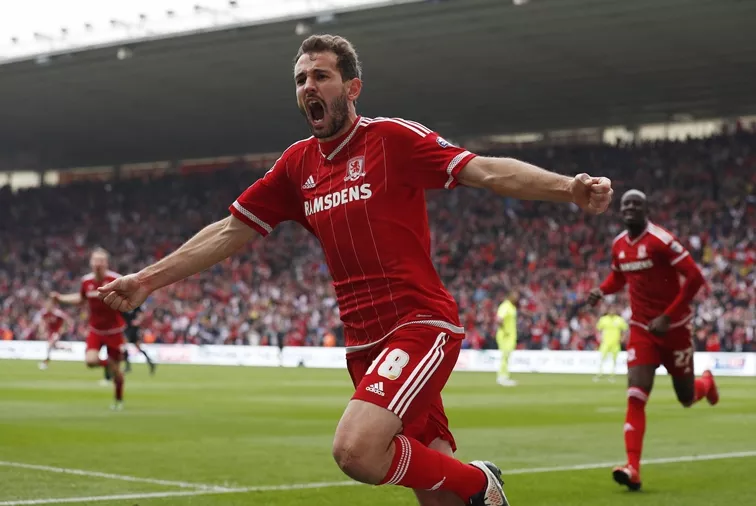 cristhian stuani celebrates after scoring the first goal for middlesbrough photo reuters cristhian stuani celebrates after scoring the first goal for middlesbrough photo reuters