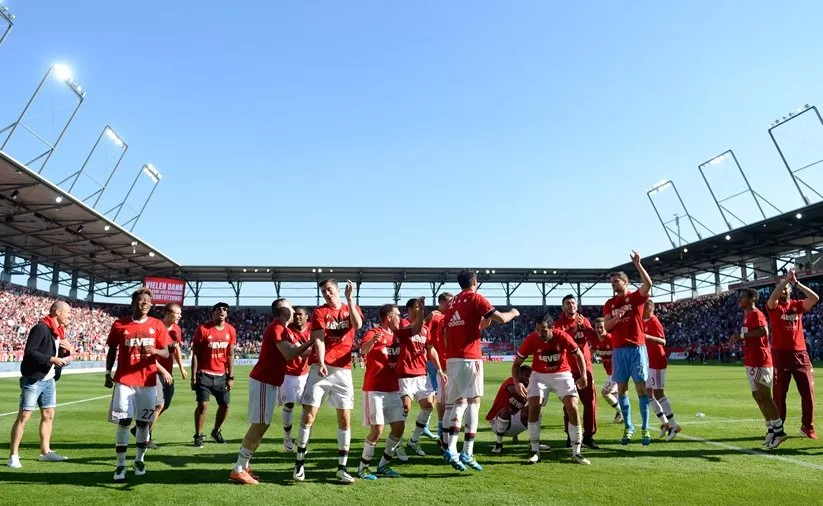 bayern munich players celebrate wining the league for the fourth year in a row after the german first division bundesliga football match between fc ingolstadt 04 and fc bayern munich at the audi sportpark in ingolstadt southern germany photo afp bayern munich players celebrate wining the league for the fourth year in a row after the german first division bundesliga football match between fc ingolstadt 04 and fc bayern munich at the audi sportpark in ingolstadt southern germany photo afp