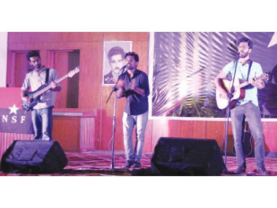 songs of freedom musicians play to lift ban on student unions