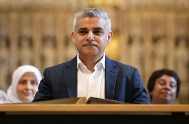 sadiq khan attends the signing ceremony for the newly elected mayor of london in southwark cathedral london britain may 7 2016 photo reuters