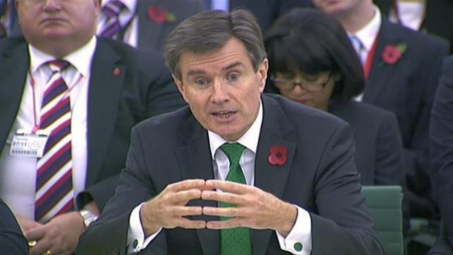 john sawers the head of m16 is seen attending an intelligence and security committee hearing at parliament in this still image taken from video in london november 7 2013 photo reuters