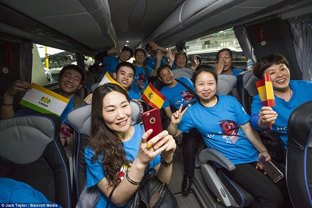 bus tour reports said 70 different tour buses were hired to take the visitors on various cultural trips around madrid photo barcroft media bus tour reports said 70 different tour buses were hired to take the visitors on various cultural trips around madrid photo barcroft media