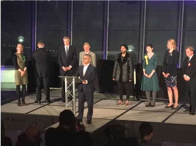 as sadiq khan spoke about quot hope over fear and unity over division quot in his victory speech golding stood with his back on the city 039 s first ever muslim mayor photo twitter as sadiq khan spoke about quot hope over fear and unity over division quot in his victory speech golding stood with his back on the city 039 s first ever muslim mayor photo twitter