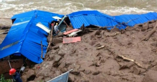 picture shows the aftermath of landslide in china on may 8 2016 photo twitter euronews