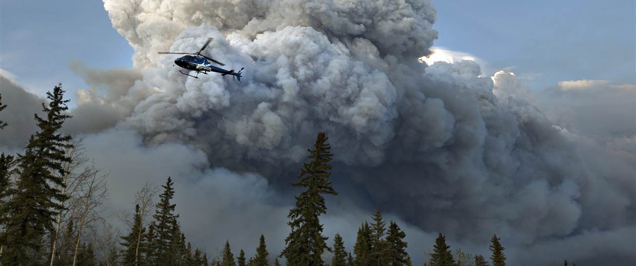 canada fires now advancing more slowly