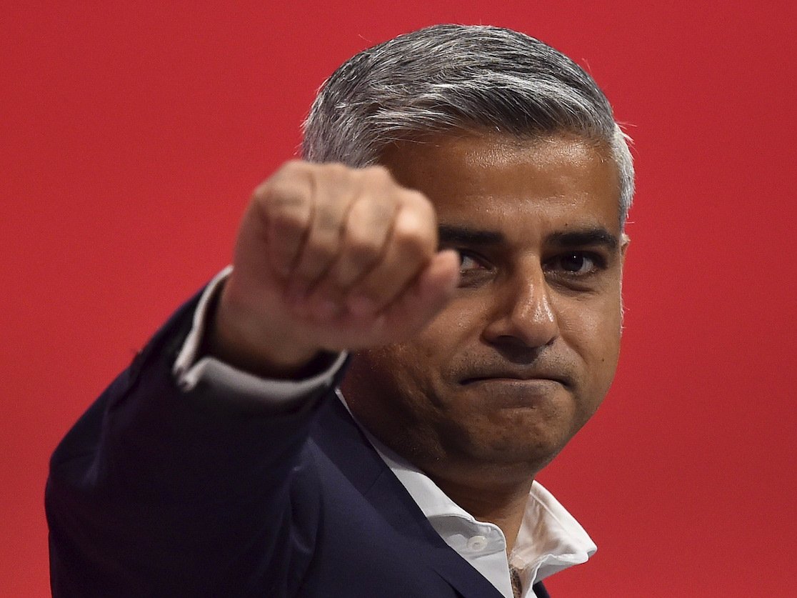 sadiq khan mayoral election victory photo reuters